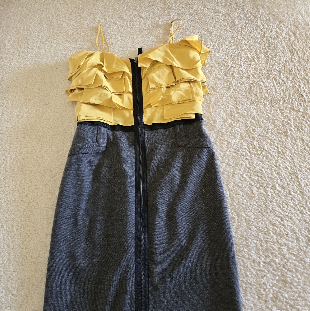 Yellow and Gray Women's Jumpsuit